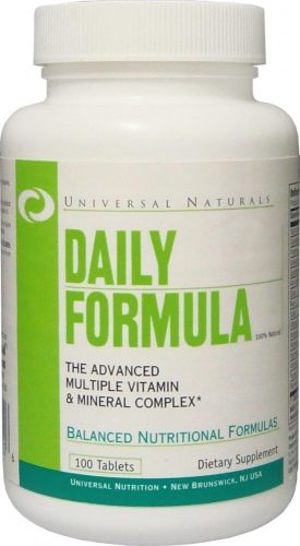 Universal Nutrition Daily Formula 100 Tablets 100 Tabletta