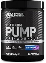 Optimum Nutrition Platinum Pump Pre-Workout 380g Blue Raspberry (Kék Málna)