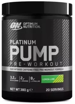 Optimum Nutrition Platinum Pump Pre-Workout 380g Lemon Lime (Citrom)