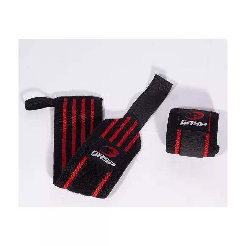 Gasp Hardcore Wrist Wraps (Csuklószorító) Black/Red (Fekete/Piros)