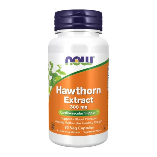 Now Foods Hawthorn Extract 300mg 90 Veg Caps 90 Vegetáriánus Kapszula