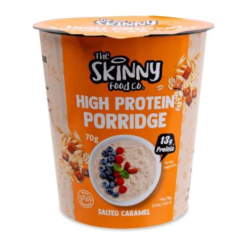 Skinny Foods Karton High Protein Porridge 24x70g Salted Caramel (Sós Karamell)