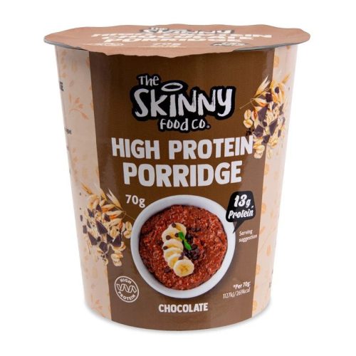 Skinny Foods Karton High Protein Porridge 24x70g Chocolate (Csokoládé)