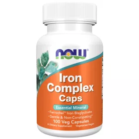   Now Foods Iron Complex Caps 100 Veg Caps 100 Vegetáriánus Kapszula