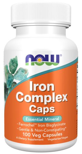 Now Foods Iron Complex Caps 100 Veg Caps 100 Vegetáriánus Kapszula