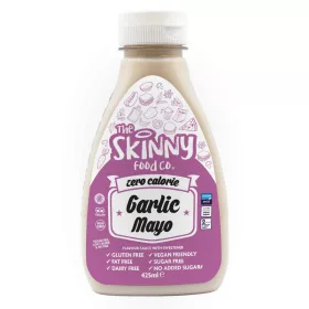   Skinny Foods Sauce Virtually Zero 425ml Garlic Mayo (Fokhagymás Majonéz)
