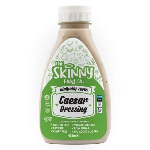 Skinny Foods Sauce Virtually Zero 425ml Caesar Dressing (Cézár Öntet)