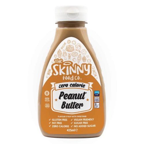 Skinny Foods Syrup Zero Calorie 425ml Peanut Butter (Mogyoróvaj)