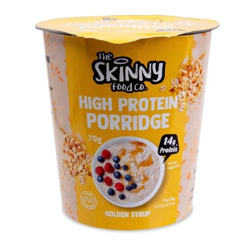 Skinny Foods High Protein Porridge 70g Golden Syrup (Juharszirup)