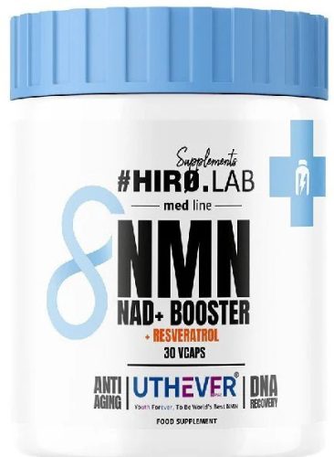 Hiro.Lab Supplements NMN Nad+Booster+Resveratrol 30 VegCapsules 30 Vegetáriánus Kapszula