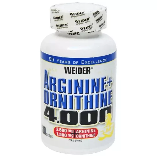 Weider Arginine + Ornithine 4000 180 Caps 180 Kapszula