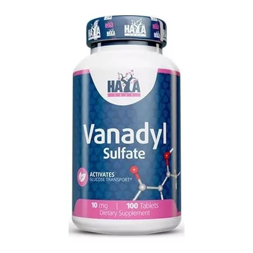 HAYA Labs Vanadyl Sulfate 10mg 100 Tablets 100 Tabletta
