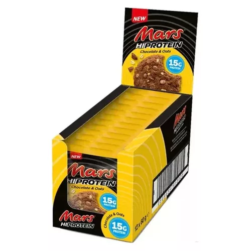 S&M Karton HiProtein Cookie 12x60g MARS Chocolate&Oats (Csokoládé Zab)