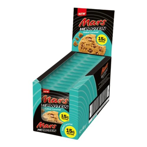 S&M Karton HiProtein Cookie 12x60g MARS Salted Caramel (Sós Karamell) EXP.:2025/09/02
