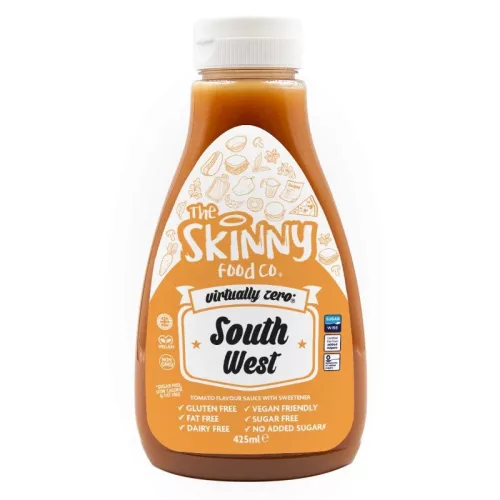 Skinny Foods Sauce Virtually Zero 425ml Southwest (Mexikói Chipotle Bors)