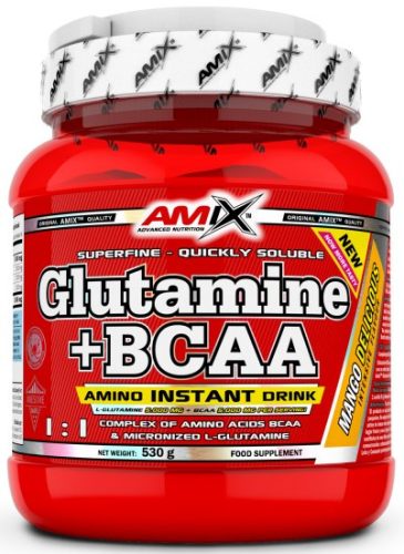 AMIX L-Glutamine + BCAA 530g Mango (Mangó)