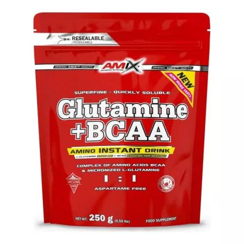 AMIX L-Glutamine + BCAA 530g Mango (Mangó)