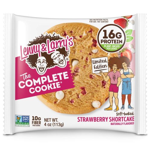 Lenny & Larrys The Complete Cookie 113g Strawberry Shortcake (Eper Sajttorta)