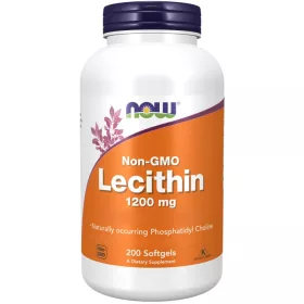   Now Foods Lecithin 1200mg Non-GMO 200 Softgels 200 Gélkapszula