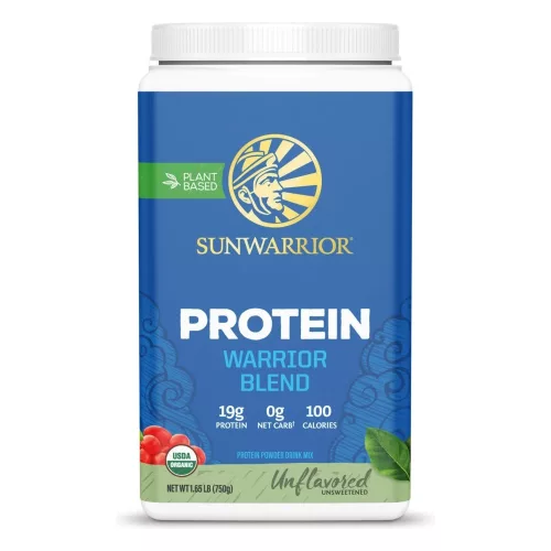 Sunwarrior Protein Warrior Blend (Plant Based, Organic) 750g Unflavored (Ízesítetlen)