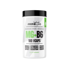   Hiro.Lab Supplements Magnesium Citrate + Vitamin B6 100 Capsules 100 Kapszula