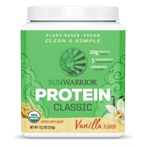 Sunwarrior Protein Classic (Plant Based, Organic) 375g Vanilla (Vanília)