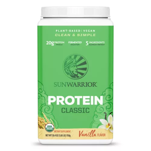 Sunwarrior Protein Classic (Plant Based, Organic) 750g Vanilla (Vanília)