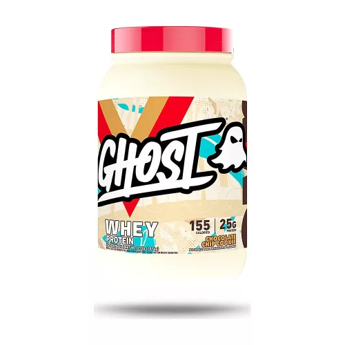 Ghost Whey Protein 1014g Chocolate Chip Cookie (Csokoládé Darabkás Süti)