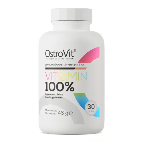 OstroVit 100% VIT&MIN 30 Tablets 30 Tabletta