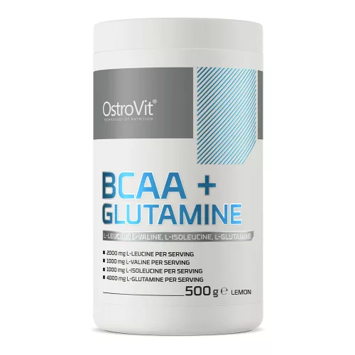 OstroVit BCAA + Glutamine 500g Lemon (Citrom)