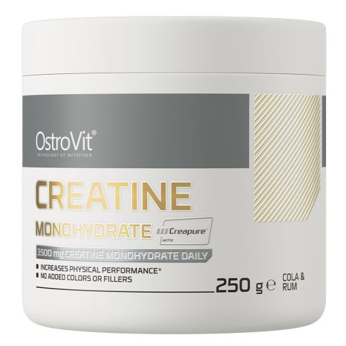 OstroVit Creatine Monohydrate Creapure 250g Cola & Rum (Kóla Rum)