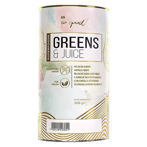 Fitness Authority So good! Greens & Juice 360g Fruit Punch (Gyümölcspuncs)