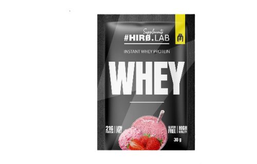 Hiro.Lab Supplements Instant Whey Protein 30g Strawberry (Eper)