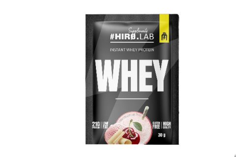 Hiro.Lab Supplements Instant Whey Protein 30g White Chocolate With Cherry (Fehércsokoládé Cseresznye)