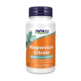   Now Foods Magnesium Citrate 400mg 60 Veg Capsules 60 Kapszula