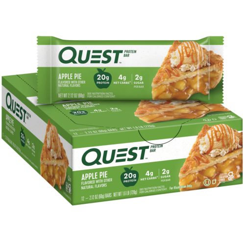 Quest Nutrition Karton Quest Bar 12x60g Apple Pie (Almás Pite) EXP.:2026/03/04