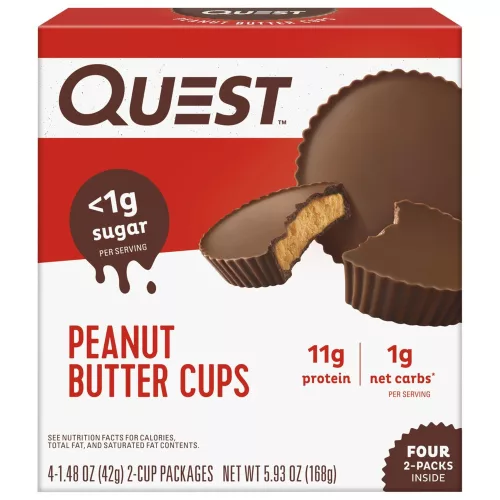 Quest Nutrition Karton Peanut Butter Cups 12x42g Peanut Butter (Mogyoróvaj)