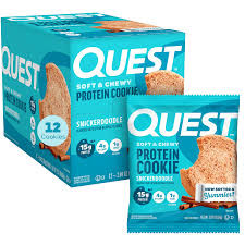 Quest Nutrition Karton Protein Cookie 12x59g Snicker Doodle (Fahéjas Keksz)