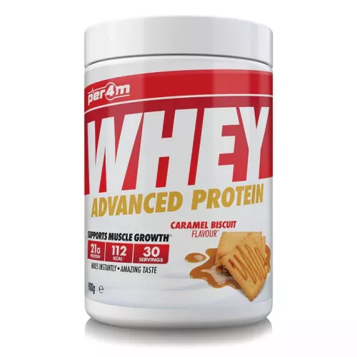 PER4M Nutrition Whey Advanced Protein 900g Caramel Biscuit (Karamell Keksz)