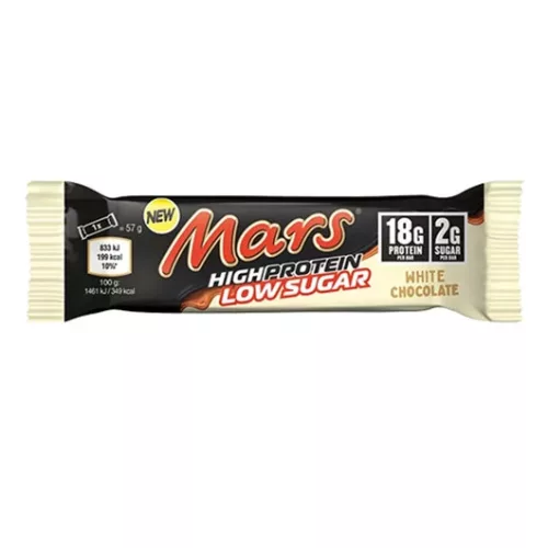 S&M Bar Hiprotein MARS LOW SUGAR White Chocolate (Fehér Csokoládé) 57g