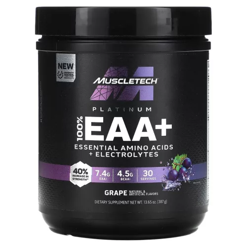 Muscle Tech Platinum 100% EAA+Electrolytes 399g Grape (Szőlő)