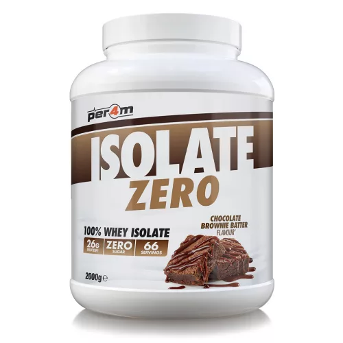 PER4M Nutrition Whey Isolate Zero 2000g Chocolate Brownie Batter (Csokoládé Brownie Tészta)