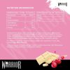 Warrior Raw Protein Oat Flapjack Bar 75g White Chocolate Cranberry (Fehér Csokoládé Áfonya)
