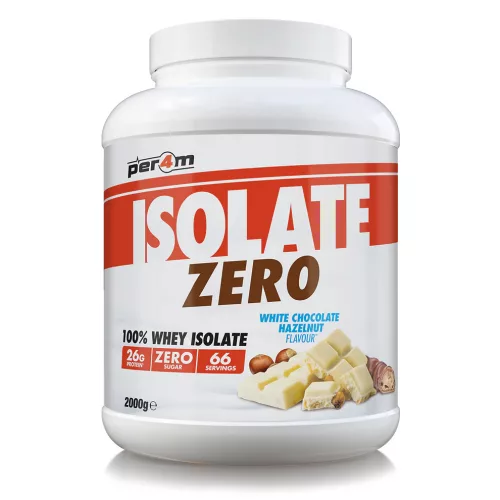 PER4M Nutrition Whey Isolate Zero 2000g White Chocolate Hazelnut (Fehér Csokoládé Mogyoró)