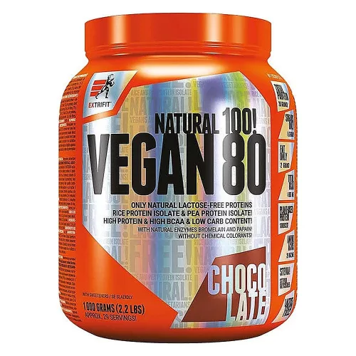 ExtriFit VEGAN 80 1000g Chocolate (Csokoládé)