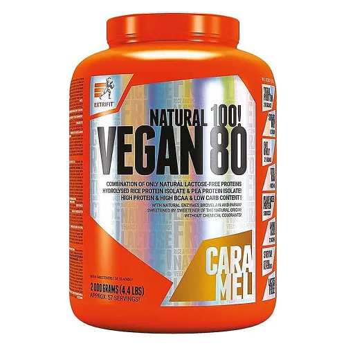 ExtriFit VEGAN 80 2000g Caramel (Karamell)