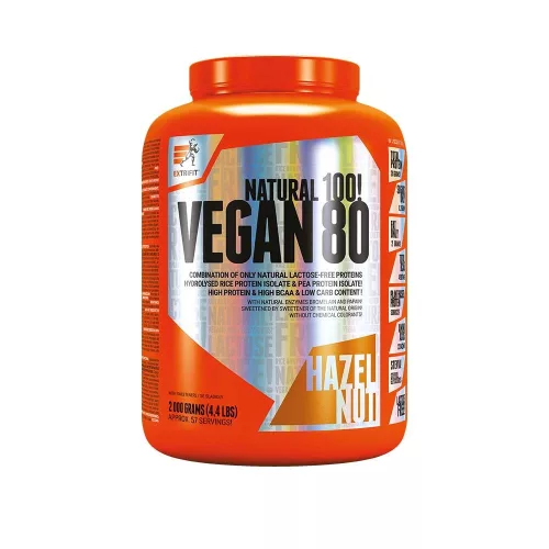 ExtriFit VEGAN 80 2000g Hazelnut (Mogyoró)