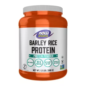 Now Foods Barley Rice Protein Powder 680g Unflavored (Ízesítetlen)