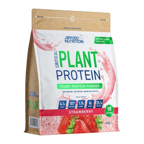Applied Nutrition Critical Plant Protein 450g Strawberry (Eper)