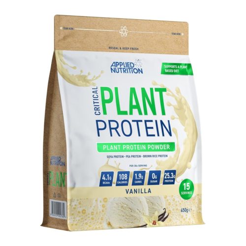 Applied Nutrition Critical Plant Protein 450g Vanilla (Vanília)
